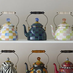 Palm Beach Check 2 Quart Tea Kettle