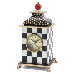Royal Check Desk Clock