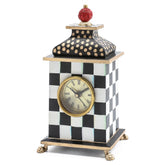 Sterling Check Desk Clock