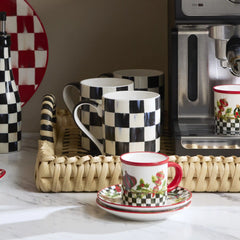 Rosy Check Porcelain Mug