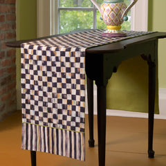 Rosy Check Table Runner
