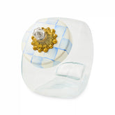 Sweets Jar with Sterling Check Lid