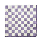 Rosy Check Dinner Paper Napkins