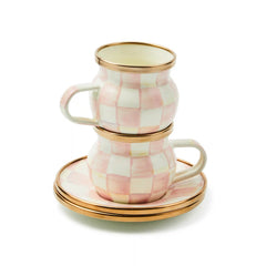 Courtly Check Espresso Cup & Saucer Set