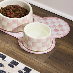 Sterling Check Small Pet Dish