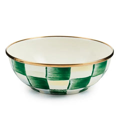 Emerald Check Everyday Bowl