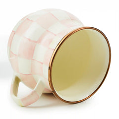 Violet Check Mug