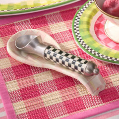 Rosy Check Spoon Rest