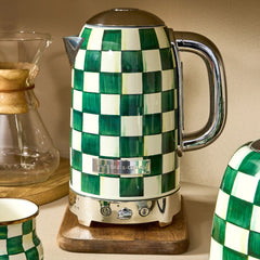 Mocha Check Electric Kettle