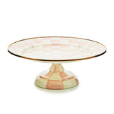 Sky Check Mini Pedestal Platter