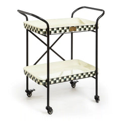 Courtly Check 3-Tier Kitchen Cart