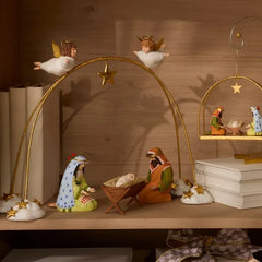 Patience Brewster Nativity Cherub Angels Arch Set, Set of 4