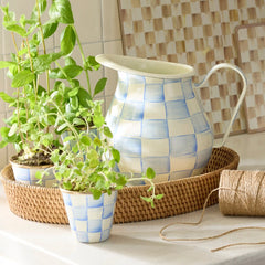 Rosy Check Herb Pots, Set of 3