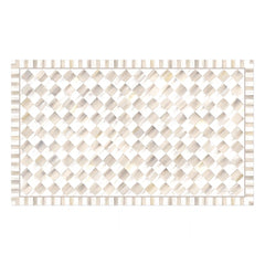 Mocha Check 3' x 5' Floor Mat