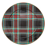 Tartan Black Charger