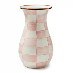 Emerald Check Tall Vase