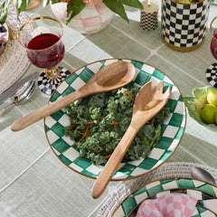 Royal Check Serving Bowl