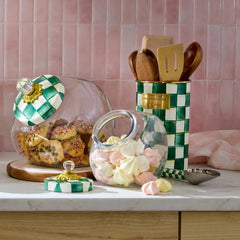 Rosy Check Utensil Holder