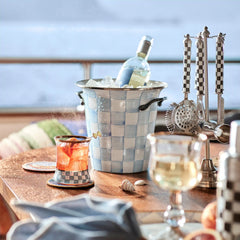 Emerald Check Wine Cooler