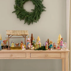 Patience Brewster Nativity Shepherd & Sheep Figures