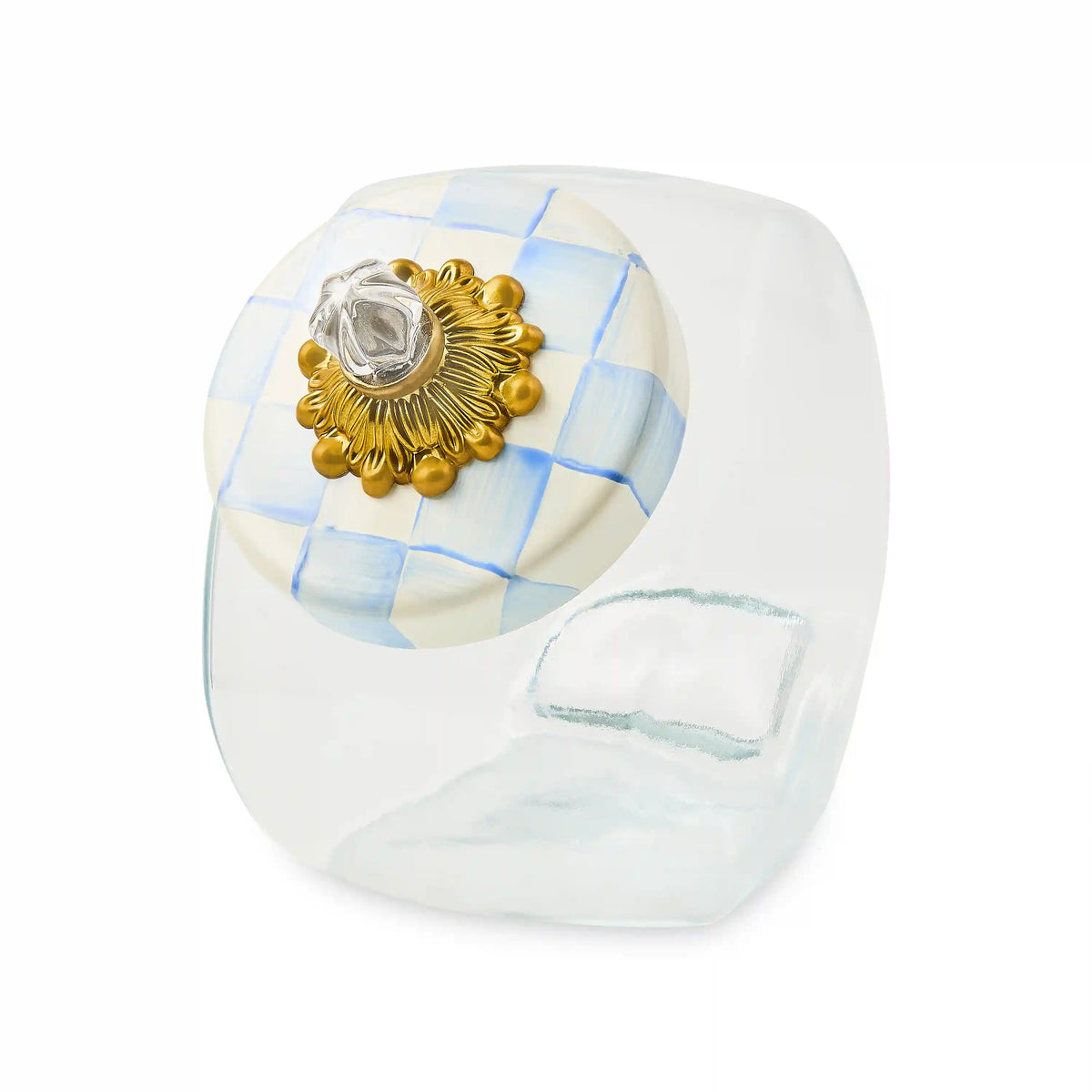 Sweets Jar with Rosy Check Enamel Lid