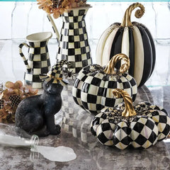 Beaded Stripe Pumpkin - Medium