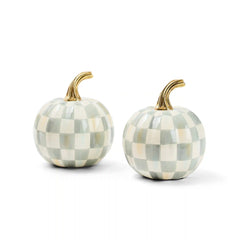 Classic Courtly Check Mini Pumpkin Set of 2