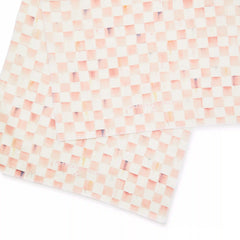 Violet Check Printed Dish Towel