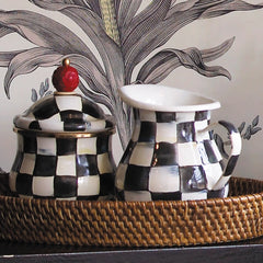 Emerald Check Creamer