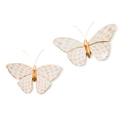 Mocha Butterfly Wall Decor Duo