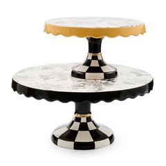 Bee Toile Large Pedestal Platter
