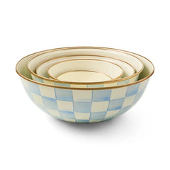 Sky Check Medium Everyday Bowl