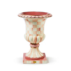 Royal Check Pedestal Urn