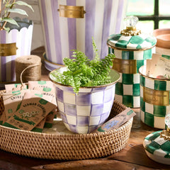 Courtly Check Large Flower Pot