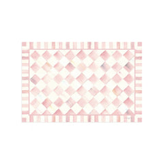 Rosy Check 2'6" x 8' Runner Floor Mat