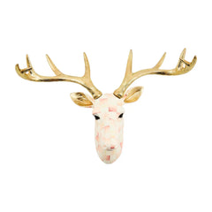 Rosy Check Small Deer Wall Decor