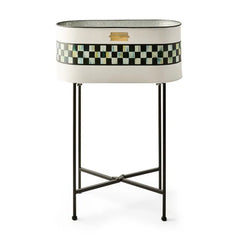 Spectator Galvanized Standing Planter