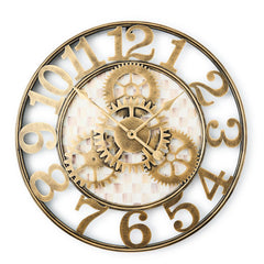 Courtly Check Small Farmhouse Wall Clock