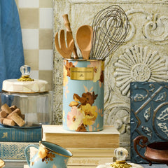 Wild Rose Mauve Utensil Holder