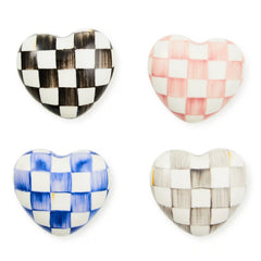 Courtly Check Heart Knob