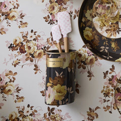 Wild Rose Mauve Utensil Holder