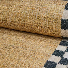 Naturals Check 2'6" x 10' Washable Runner