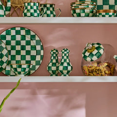 Rosy Check Large Salt & Pepper Shakers