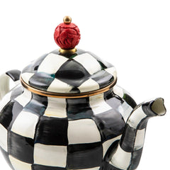 Sky Check 4 Cup Teapot