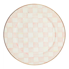 Violet Check Serving Platter