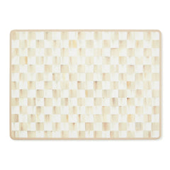 Violet Check Cork Back Placemats, Set of 4