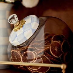 Cookie Jar with Rosy Check Lid