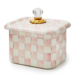 Emerald Check Recipe Box